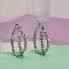 AROS PLATA Y CUBIC COLGANTES 6221