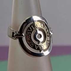 ANILLO PLATA Y ORO MODELO BULG. 5791