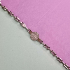 SAN BENITO PULSERA DE PLATA Y ORO 10635