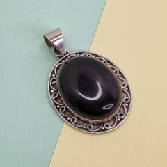 DIJE OBSIDIANA OVAL CABUJON 9025