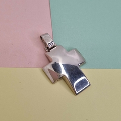 DIJE CRUZ DE PLATA 3×2CM COD: K5660
