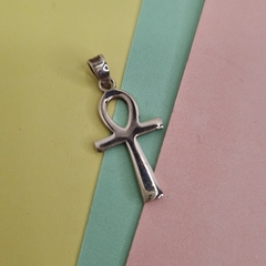 DIJE CRUZ DE PLATA EGIPCIA 28×13mm COD: SK6422