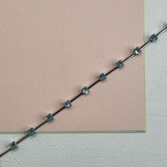 PULSERA DE ACERO Y CUBICS J1223 en internet