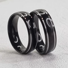 ANILLO ACERO IONIZADO TIPO ALIANZA 6730