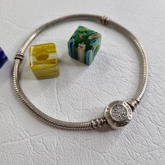 PULSERA ESTILO PANDORA PLATA CON 3 MURINAS ITALIA 6839 - DEBERNARDI - Joyeria Debernardi