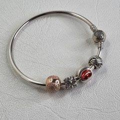 PULSERA ESTILO PANDORA EN PLATA CON DIJES K5359