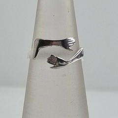 ANILLO DE PLATA925 ABRAZO INFINITO COD: 6925