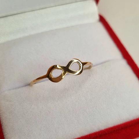 ANILLO INFINITO EN ORO 18K COD: 7609 - comprar online