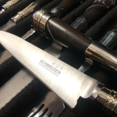 JUEGO DE TENEDORES Y CUCHILLOS "Schmieden" asado con estuche 12 piezas 20244 cod.TEA390 en internet