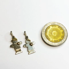 COLGANTE PLATA Y ORO CON MOÑO CHICO NENA en internet