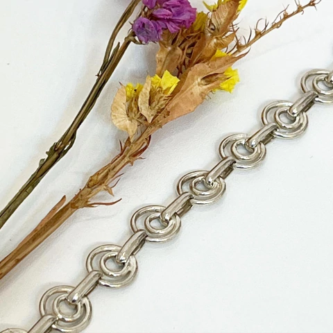 PULSERA LUNA DOBLE PLATA 925 COD K1101