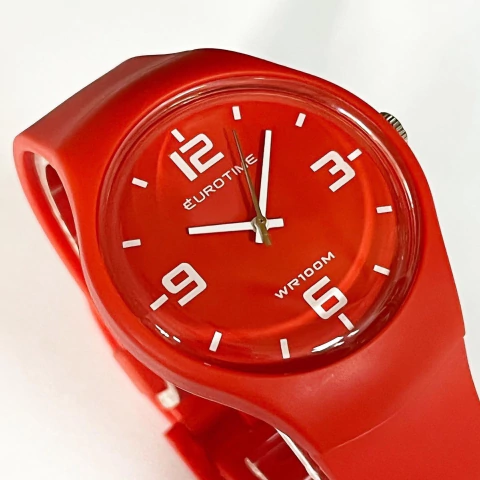 RELOJ CAUCHO ROJO DEPORTIVO UNISEX 12/1900.07