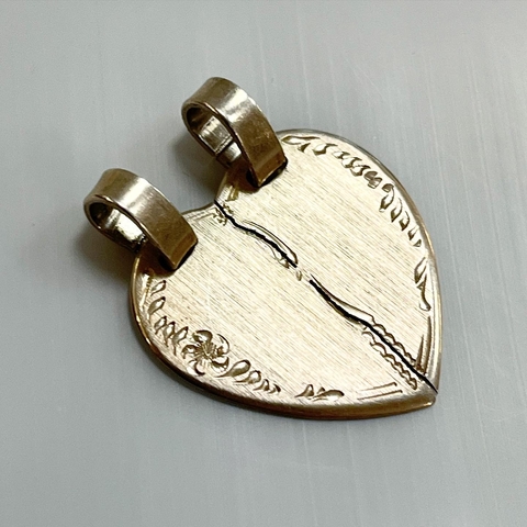 MEDALLA CORAZON PLATA MACISZA PARA PARTIR TU Y YO LABRADA