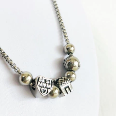 COLLAR ACERO ESTILO PANDORA 8115 - comprar online