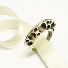 ANILLO PLATA CIRCULOS J876 en internet
