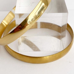 PULSERA ESCLAVA ACERO GOLD enchapado oro 167 - comprar online