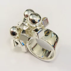 ANILLO DE LA ABUNDANCIA PLATA ITALIANA COD. 5673 - comprar online