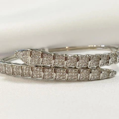 PULSERA PAVEE ITALIANA RIGIDA SERPIENTE SK793 en internet