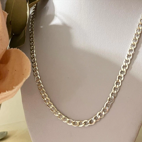 CADENA DE PLATA 925 GROUMET ANCHA ITALIANA LARGA K1831