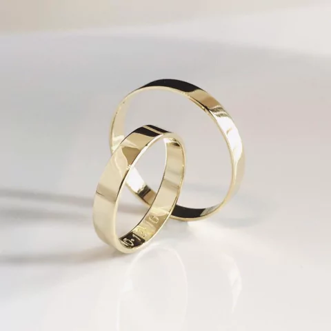 ALIANZAS ORO TIPO CINTA 5 GRAMOS