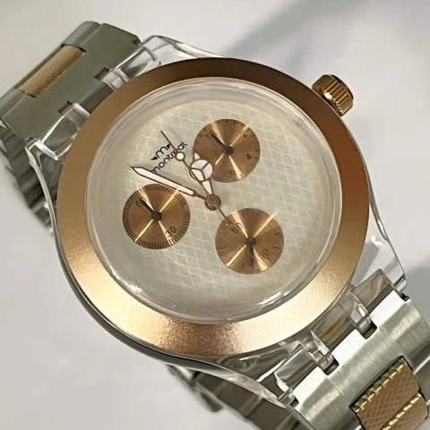 RELOJ MONTREAL UNISEX ACERO Y ROSE COMBINADO MA284BRG