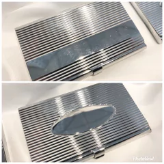 TARJETERO METAL PLATEADO J341 - DEBERNARDI - Joyeria Debernardi