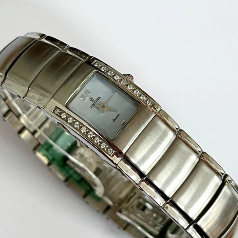 RELOJ FESTINA DAMA BRAZALETE ACERO Y NACAR y cristales Swarovski F8947/2