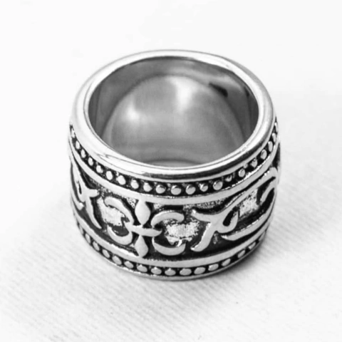 ANILLO DIESEL ACERO PARA HOMBRE CON GUARDA 9782