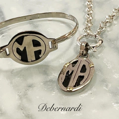 CONJUNTO PULSERA Y DIJE PERSONALIZADO ALPACA CON CADENA - comprar online