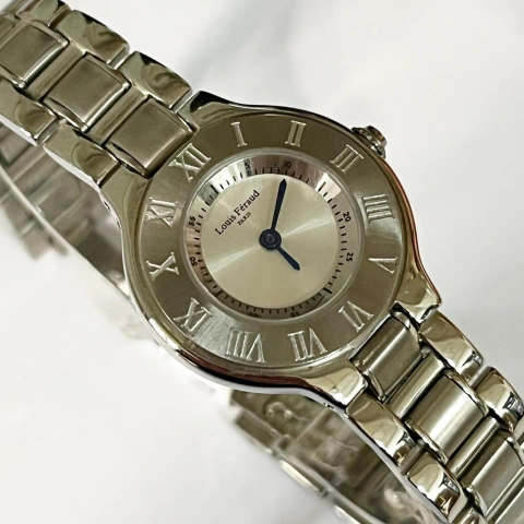 RELOJ FERAUD DAMA ACERO CON NUMEROS ROMANOS. R114