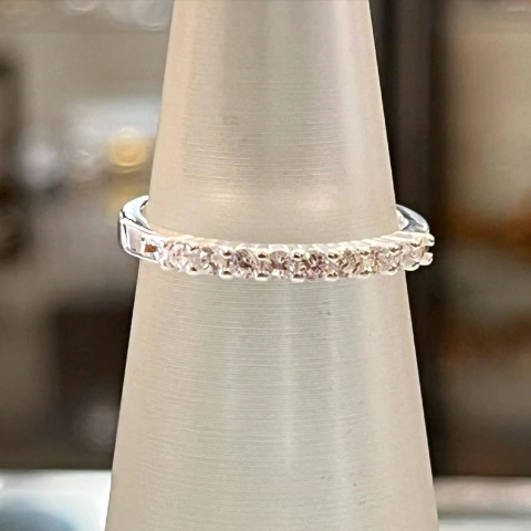 ANILLO SIN FIN PLATA ITALIA K1060