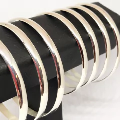 ESCLAVA 1/2 CAÑA HECHAS A MANO 12/14 Gs. PLATA 925 4950