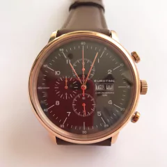 RELOJ CRONÓGRAFO DIPLOMAT EUROTIME ROSE DIPLOMAT MARRÓN 11/8307.00 - DEBERNARDI - Joyeria Debernardi