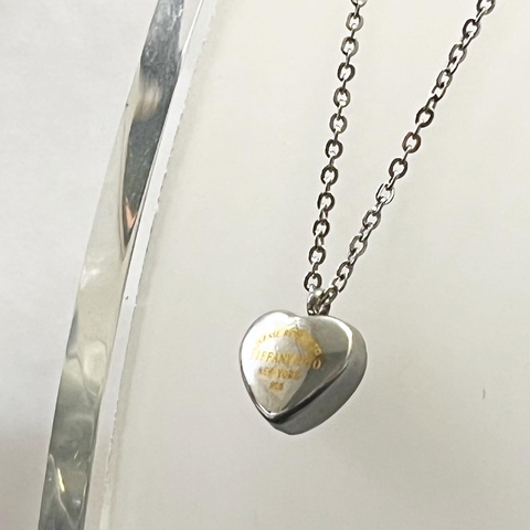 CADENA Y DIJE CORAZON ACERO