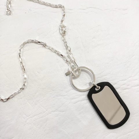 CADENA ACERO Y DIJE IDENTIFICACION MARINER DIESEL 9819