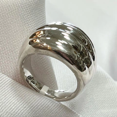 ANILLO PLATA INFLADA 3 1/2 CAÑA ITALIANO SK745 - comprar online