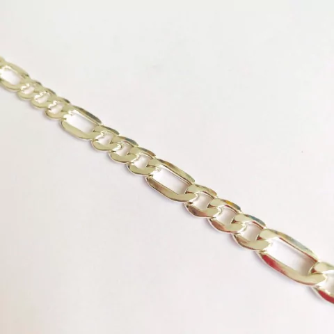 PULSERA FIGARO O CUBANA PLATA UNISEX 9282