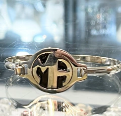 PULSERA ALPACA INICIALES HECHA A MANO
