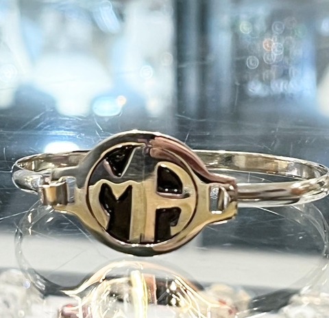 PULSERA ALPACA INICIALES HECHA A MANO