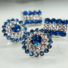 ESCARAPELA CON PIEDRAS FANTASIA REDONDA TIPO 2998PIN - comprar online