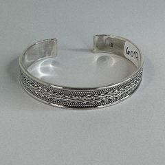 PULSERA DE PLATA GRUESA HECHA A MANO, unisex 6017 - DEBERNARDI - Joyeria Debernardi