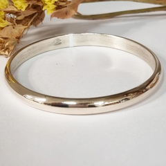 ESCLAVA MEDIA CANA HUECA 6 CM DE DIAM PLATA 925 COD K1711