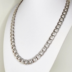 COLLAR GARGANTILLA GROUMET ACERO BLANCO 4297