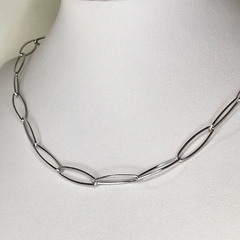 CADENA COLLAR ACERO OVAL ALARGADO COD 2750