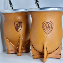 MATE Y BOMBILLA CONJUNTO BOCA JUNIORS GRABADOS K2901 en internet