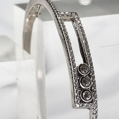 PULSERA RIGIDA TIPO ESCLAVA CON CUBICS ITALIA 3420 en internet