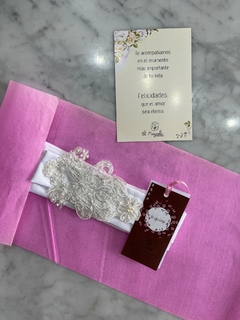 Cinto Lazo De Novia Bordado Accesorio Boda