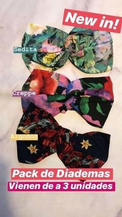 1 Vincha Estampada de Telas de excellente calidad en internet
