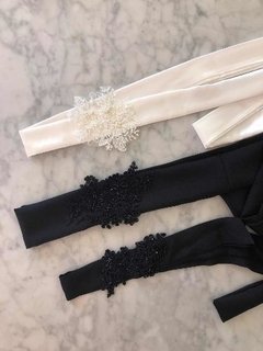 Cinto Lazo De Novia Bordado Accesorio Boda - tienda online