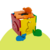 Cubo de encastre animales